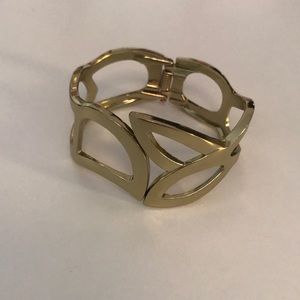 Gold cuff bracelet